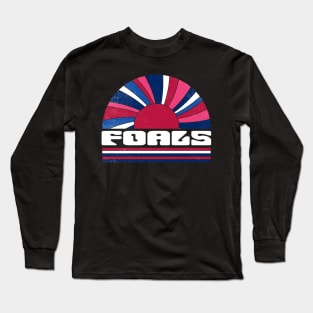 Foals Proud Name Personalized Retro Flowers Beautiful Long Sleeve T-Shirt